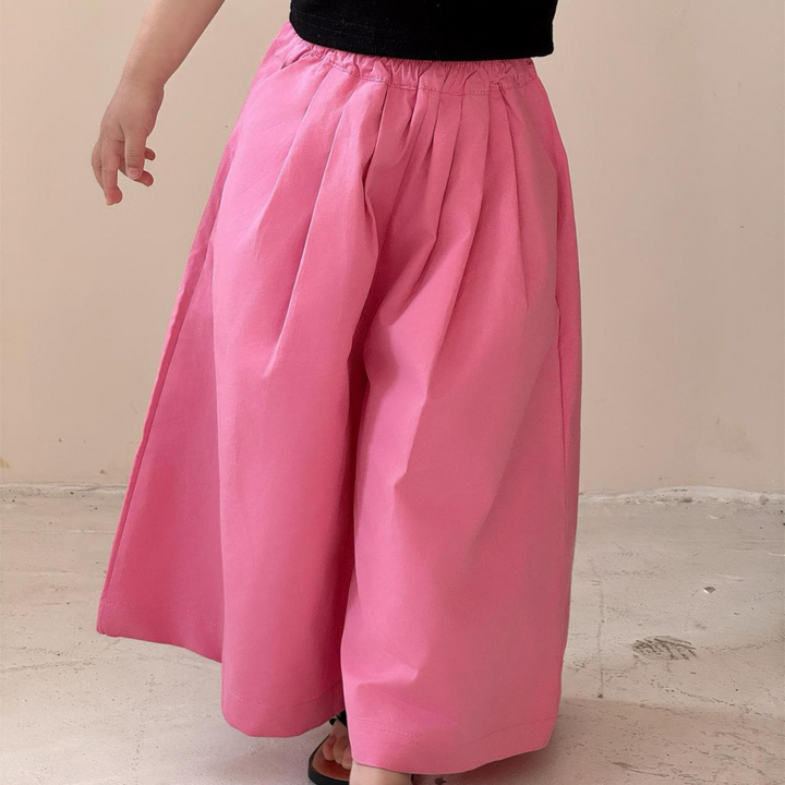 【90-140】ピンクワイドパンツ