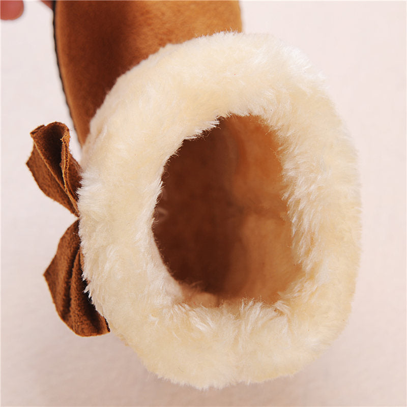 リボンファームートンブーツ