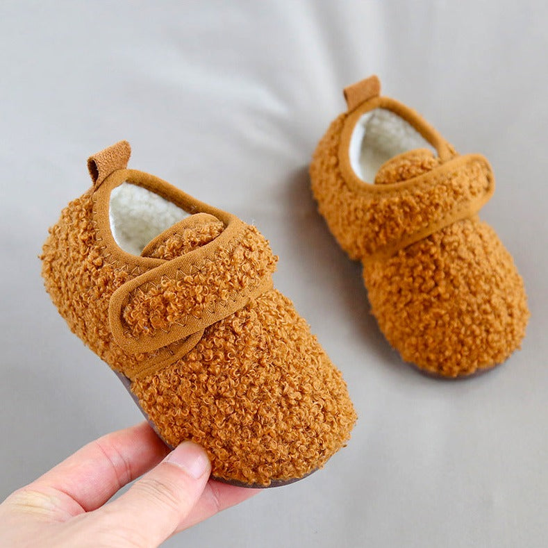 【baby＆kids】モコモコルームシューズ