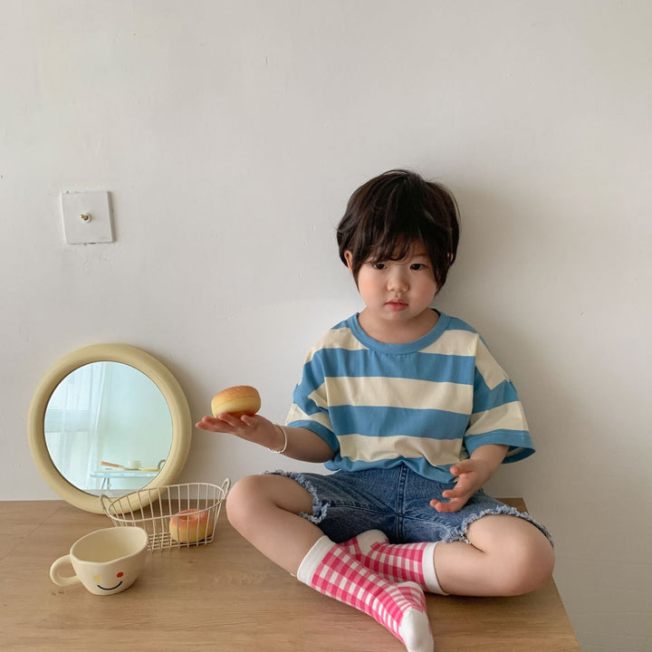 ワイドボーダーカットソー