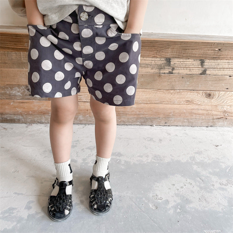ドット柄ショートパンツ