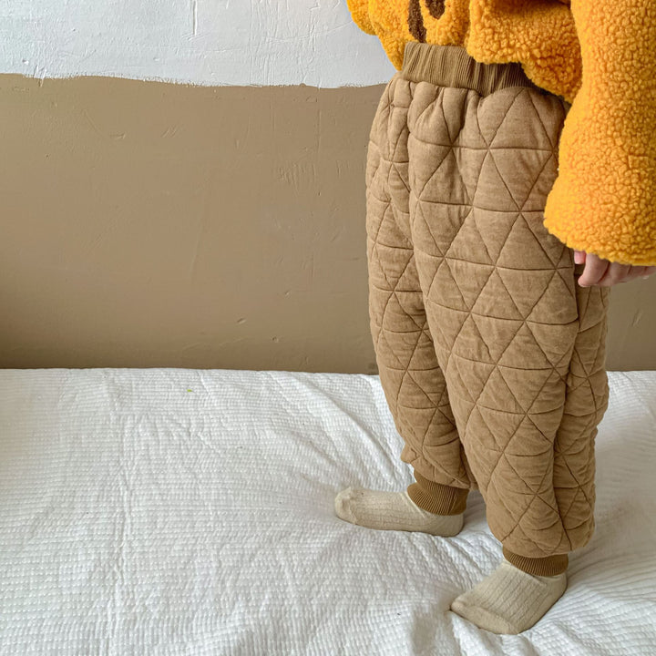 うろこキルティングパンツ