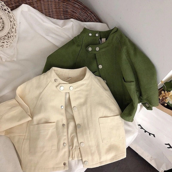 【baby＆kids】カラーデニムジャケット