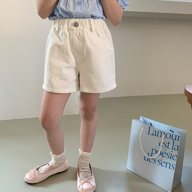 シンプルカラーショートパンツ