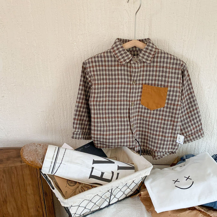 【90‐140】タータンチェックシャツ