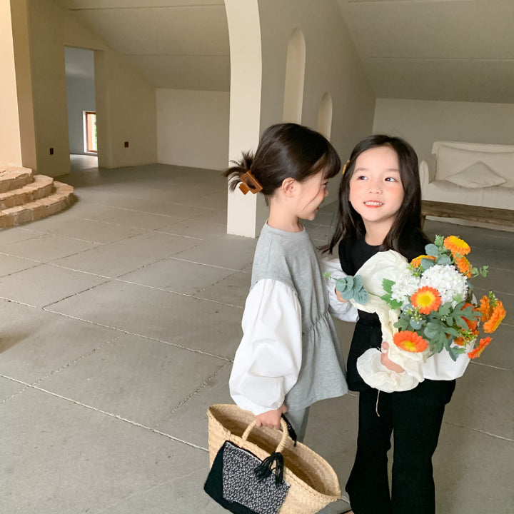 フレア袖スウェットセットアップ