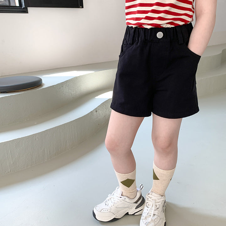 シンプルカラーショートパンツ