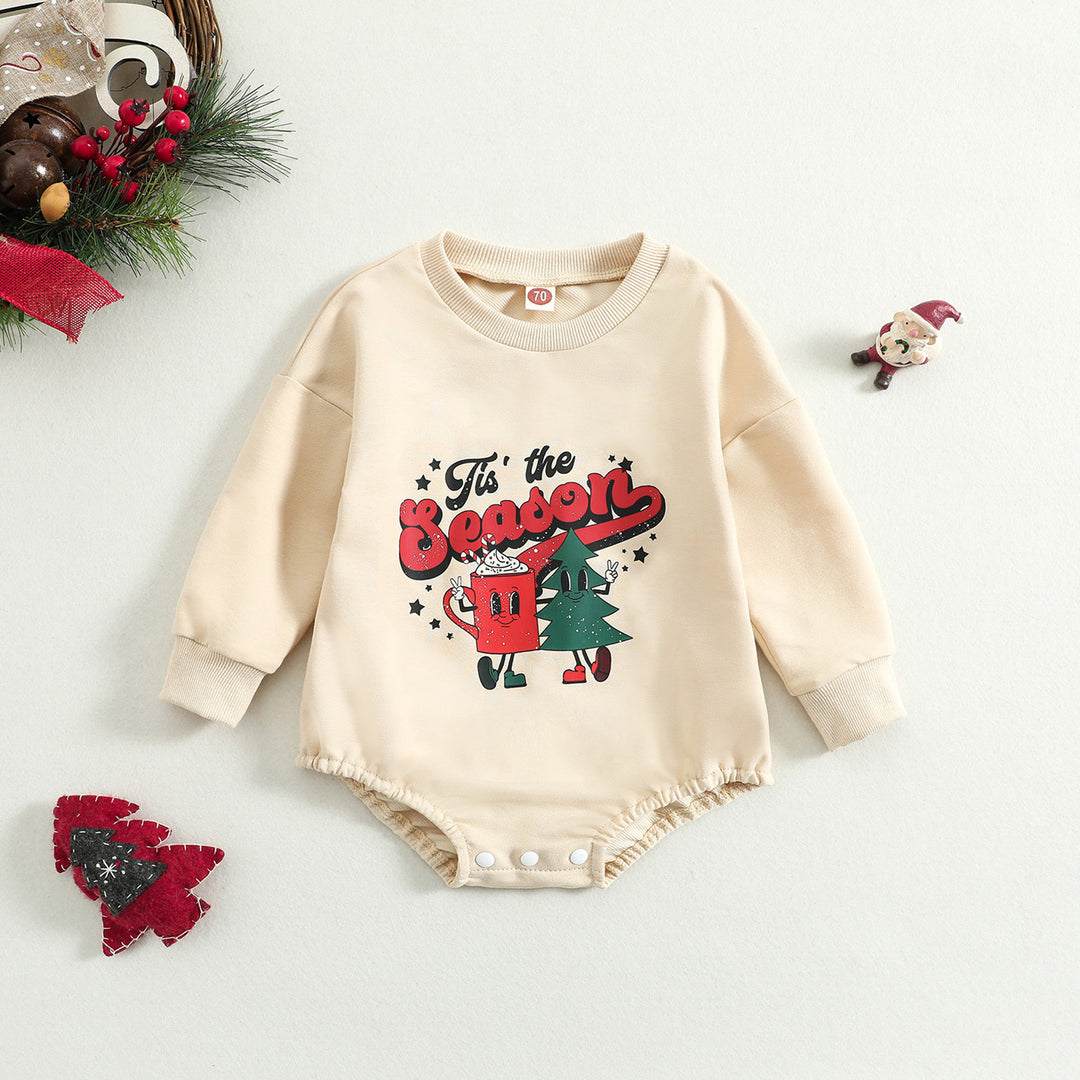 【クリスマス】ポップクリスマスロンパース