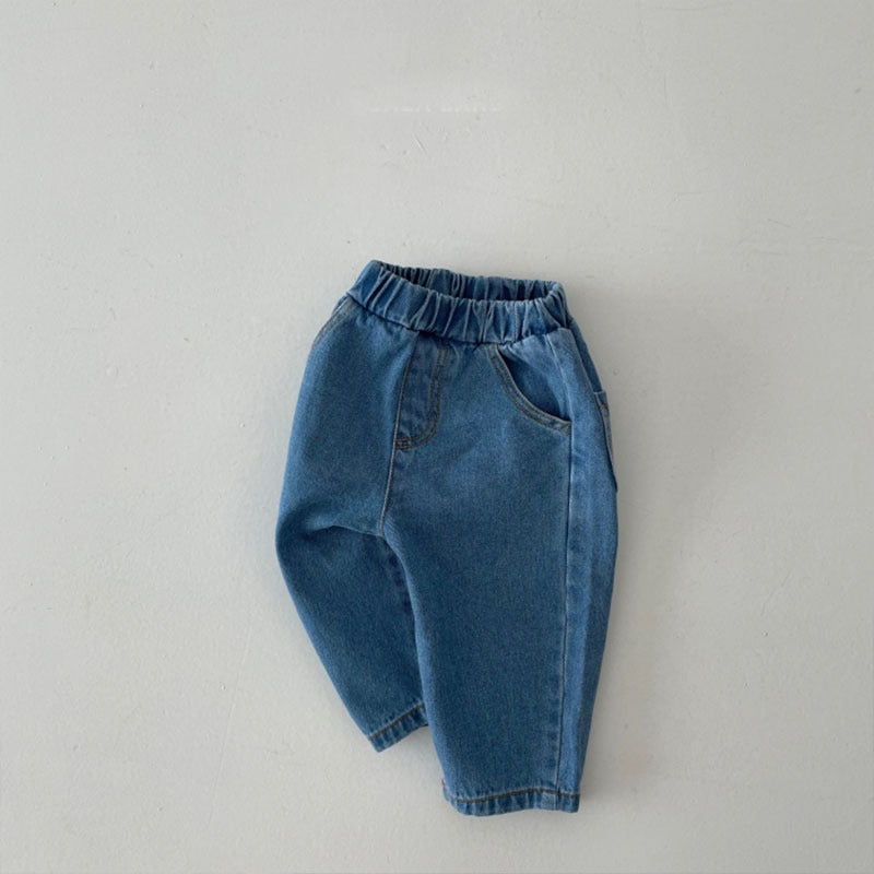 ベーシックデザインデニムパンツ