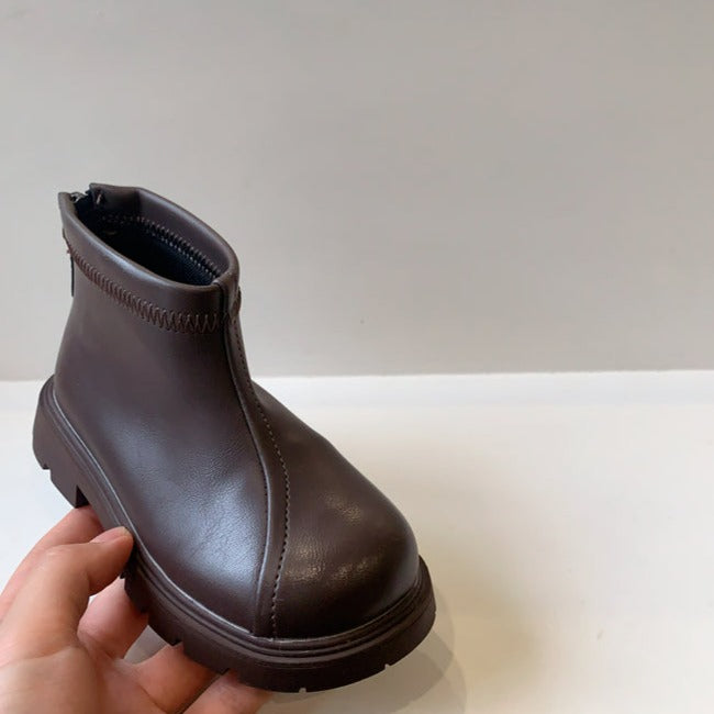 【kids】シンプルショートブーツ