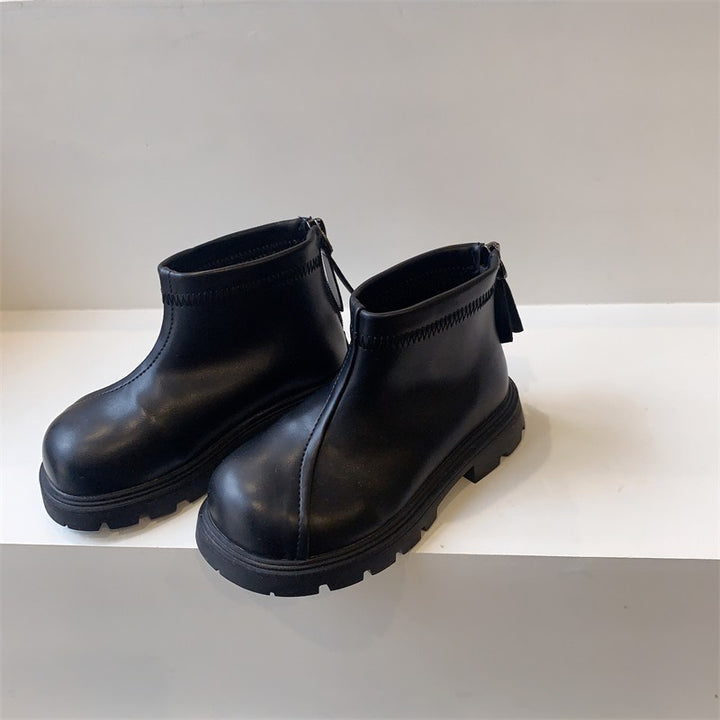 【kids】シンプルショートブーツ