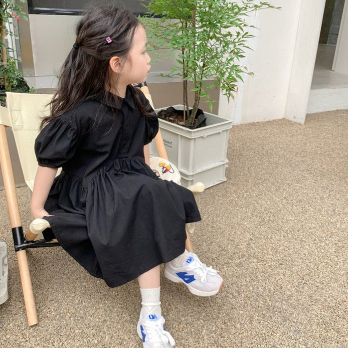 ドロップパフワンピース
