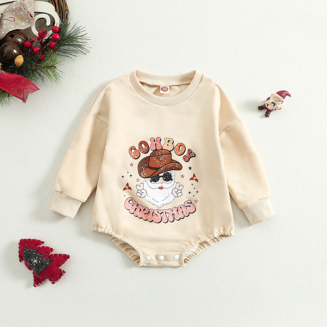 【クリスマス】ポップクリスマスロンパース