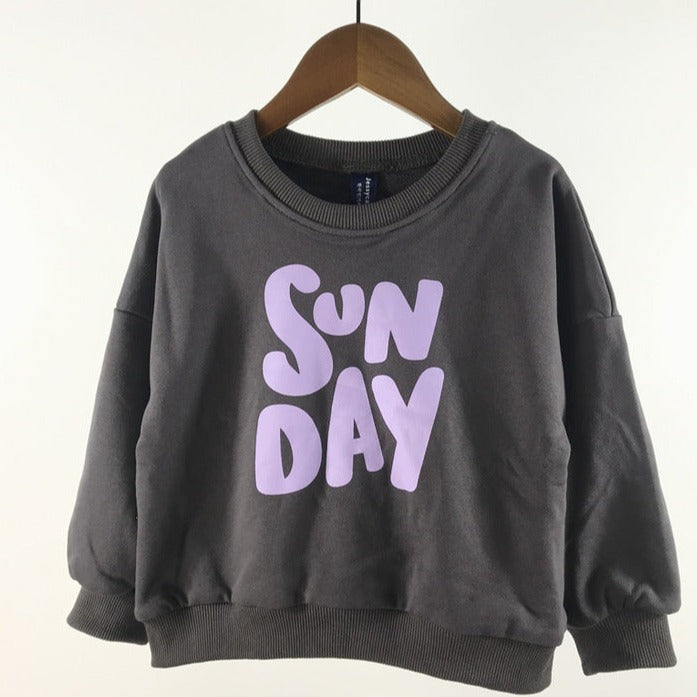 SUNDAYロゴスウェット