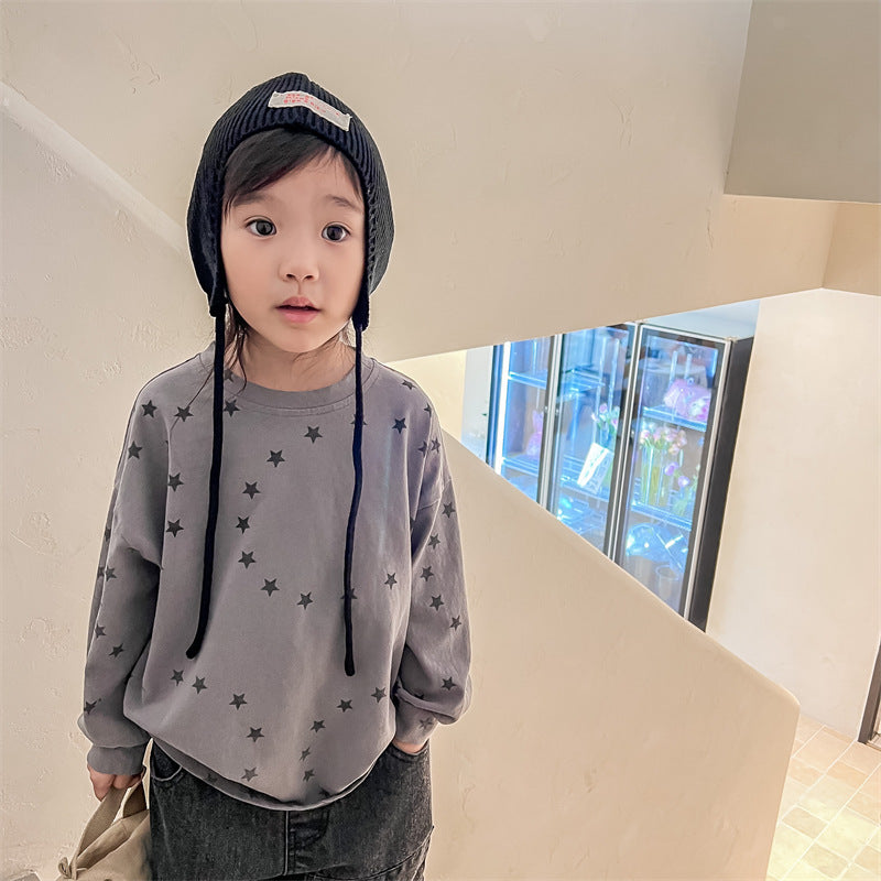 スタープリントロングＴシャツ