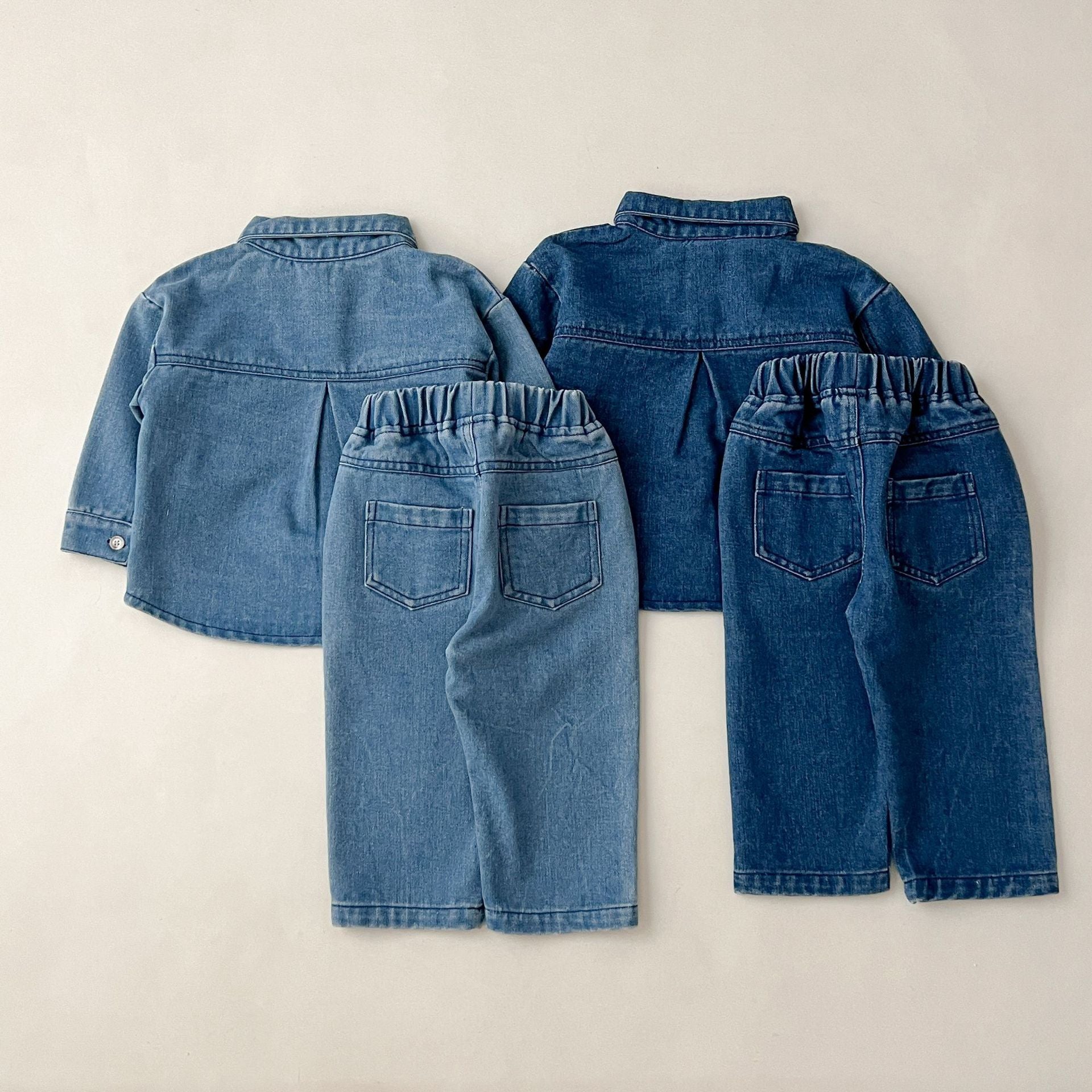 80‐130】デニムセットアップ｜ELMO-こども服エルモ- – こども服ELMO