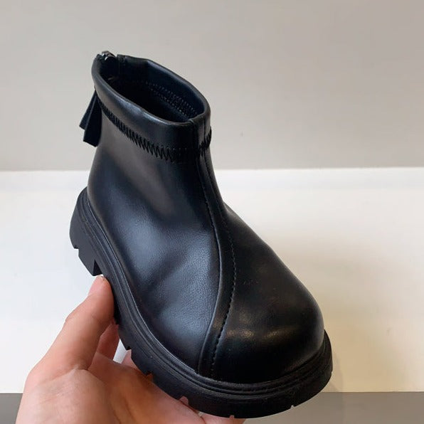 【kids】シンプルショートブーツ