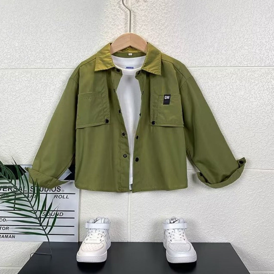 【kids】ワークシャツ