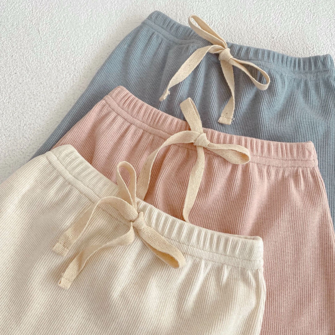 リブシンプルショートパンツ