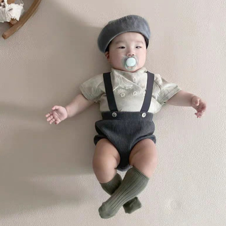 サスペンダー付きブルマ