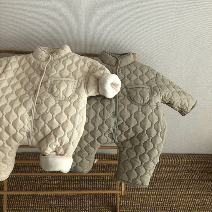 キルティングロンパース