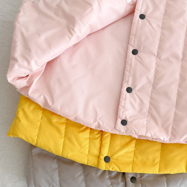 キルティングシンプルベスト