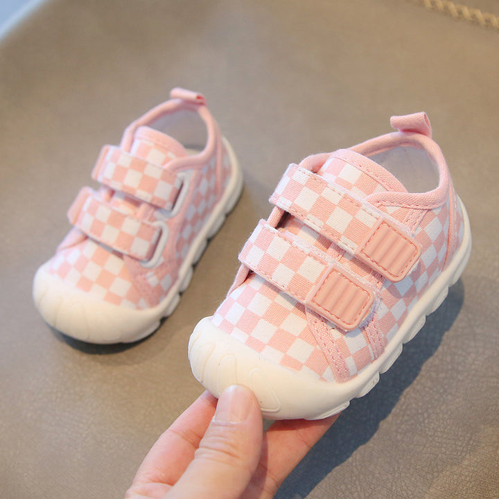 【12-16.5】総柄シューズ
