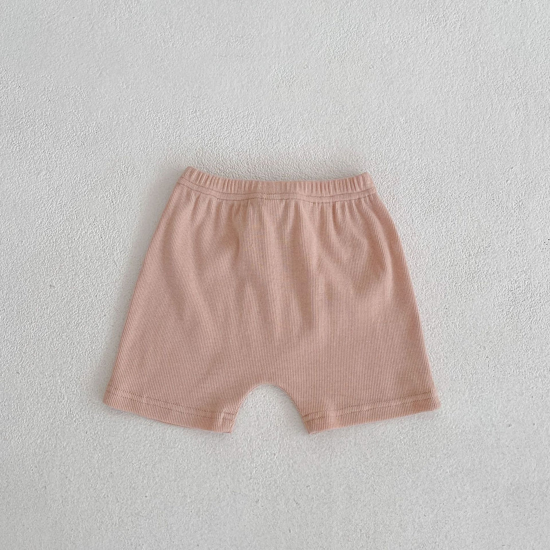 リブシンプルショートパンツ