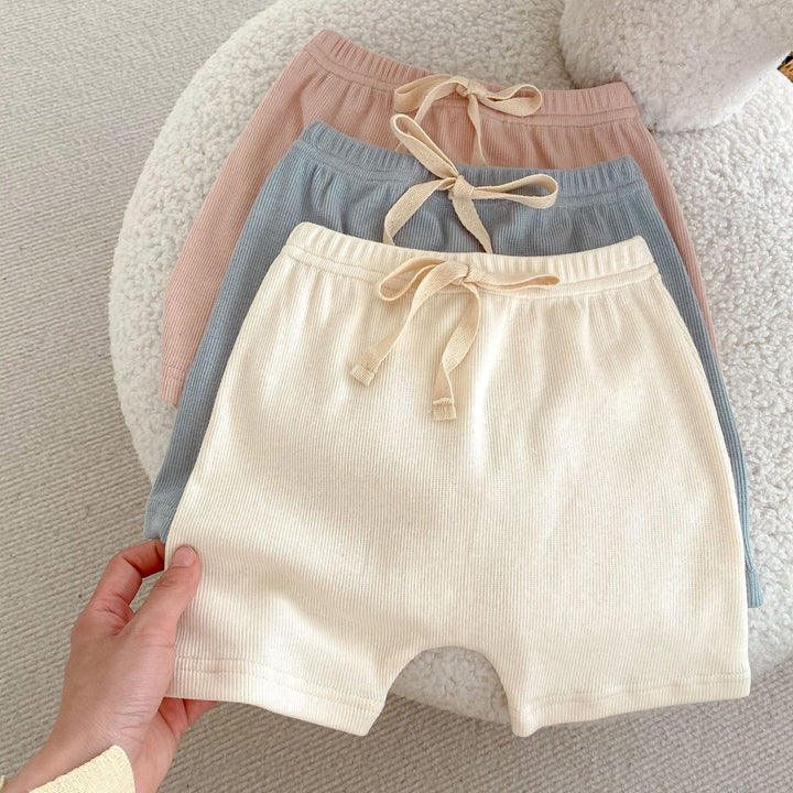 リブシンプルショートパンツ