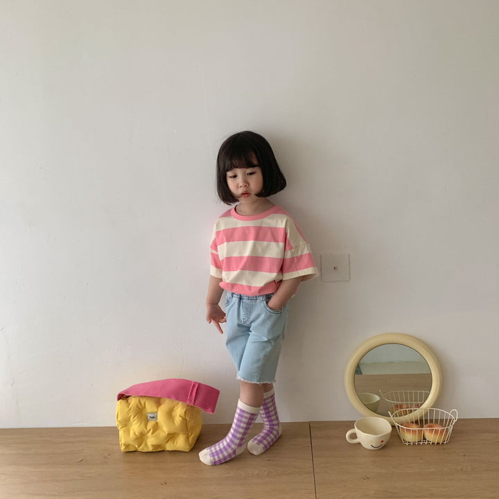 ワイドボーダーカットソー