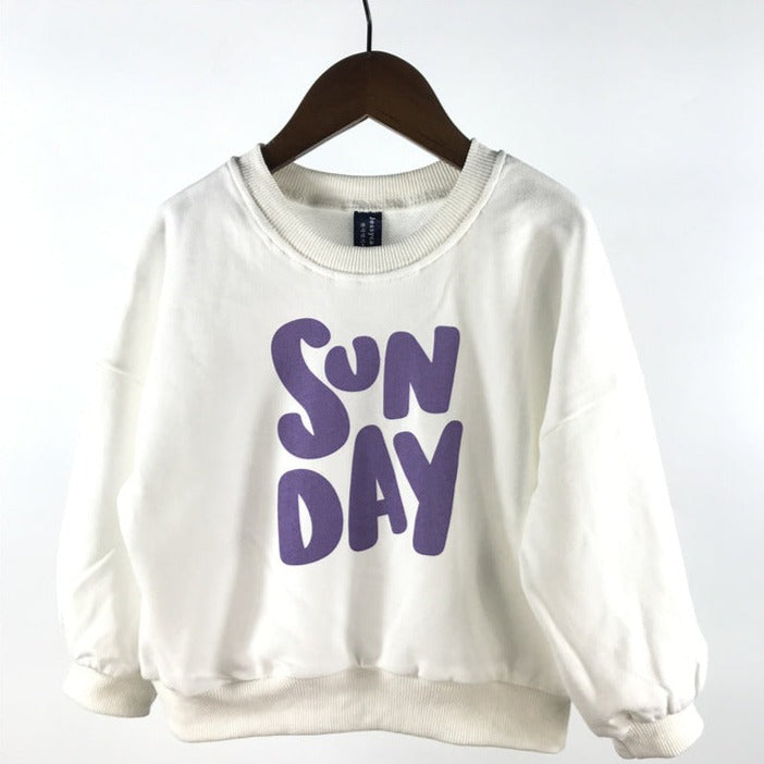SUNDAYロゴスウェット